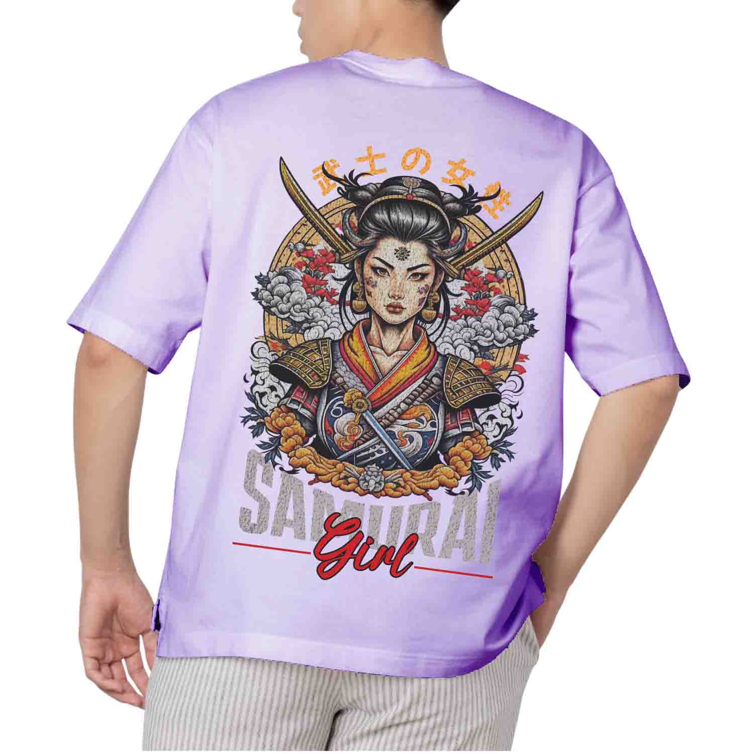 Samurai girl Oversized T-shirt