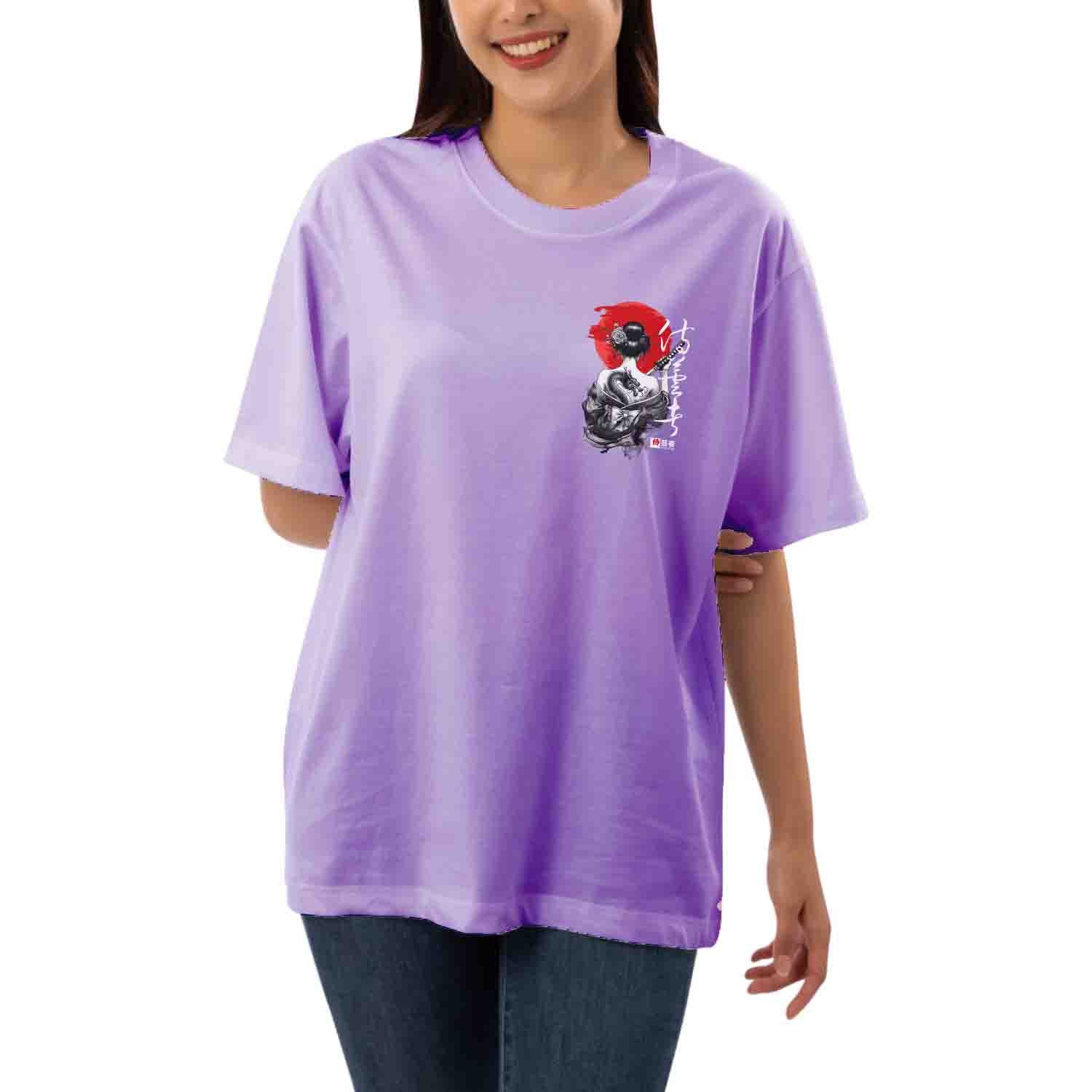 Samurai dragon Women's Oversized T-shirt