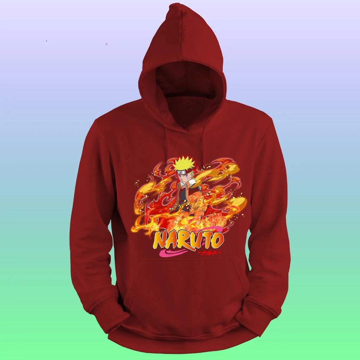 Anime Printed Hoodie – Naruto - depasro