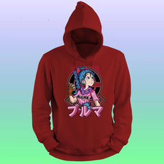 Anime Printed Hoodie- Bulma - depasro