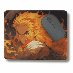 Rengoku 01 mouse pad with rubber grip - depasro