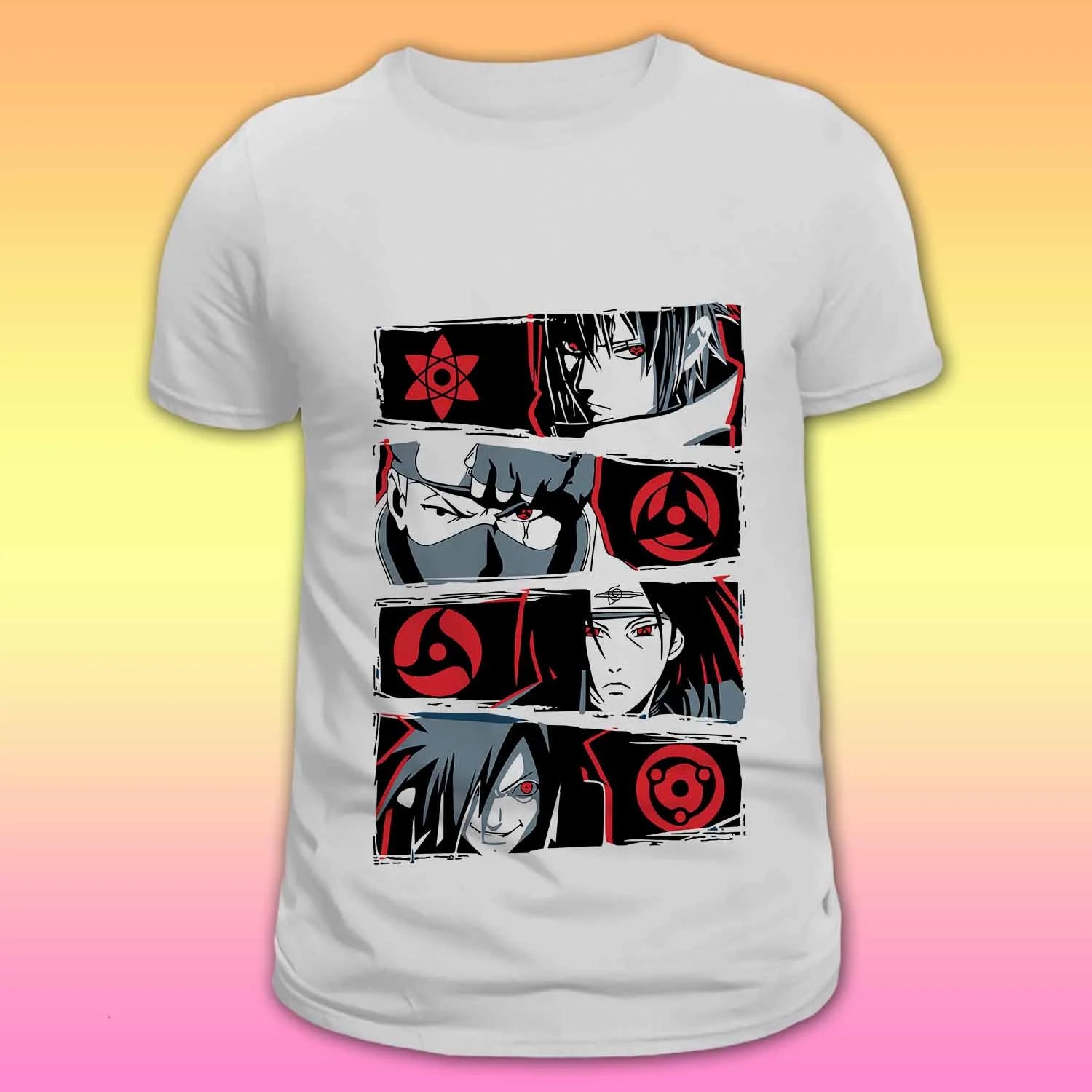 Unisex anime T-shirt – sharingan - depasro