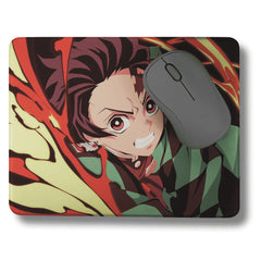 Tanjiro 01 mouse pad with rubber grip - depasro