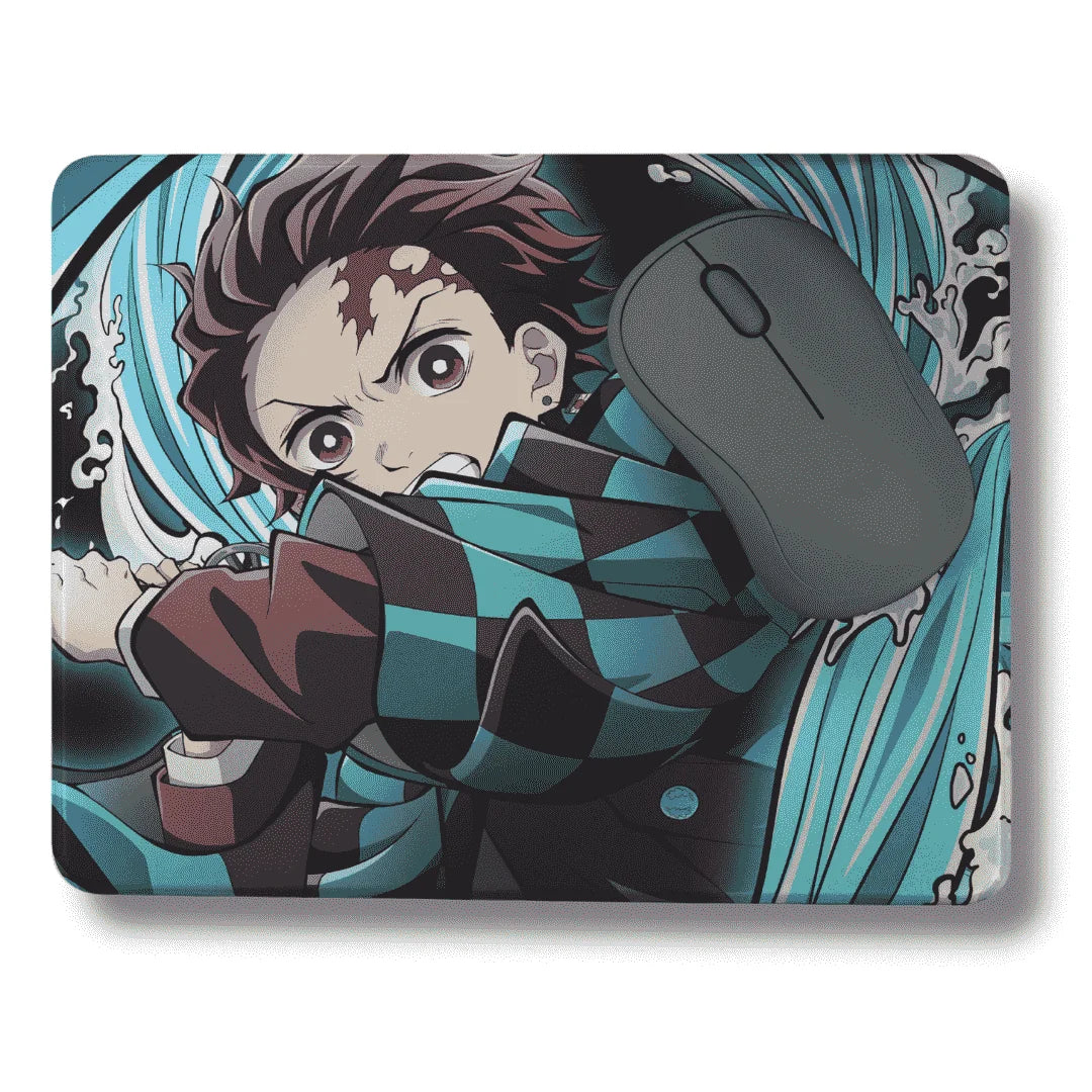 Tanjiro 03 mouse pad with rubber grip - depasro