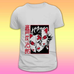 Unisex anime T-shirt – Tanjiro mask - depasro