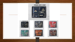 Customized 4 Piece Men Combo Leather Products - depasro