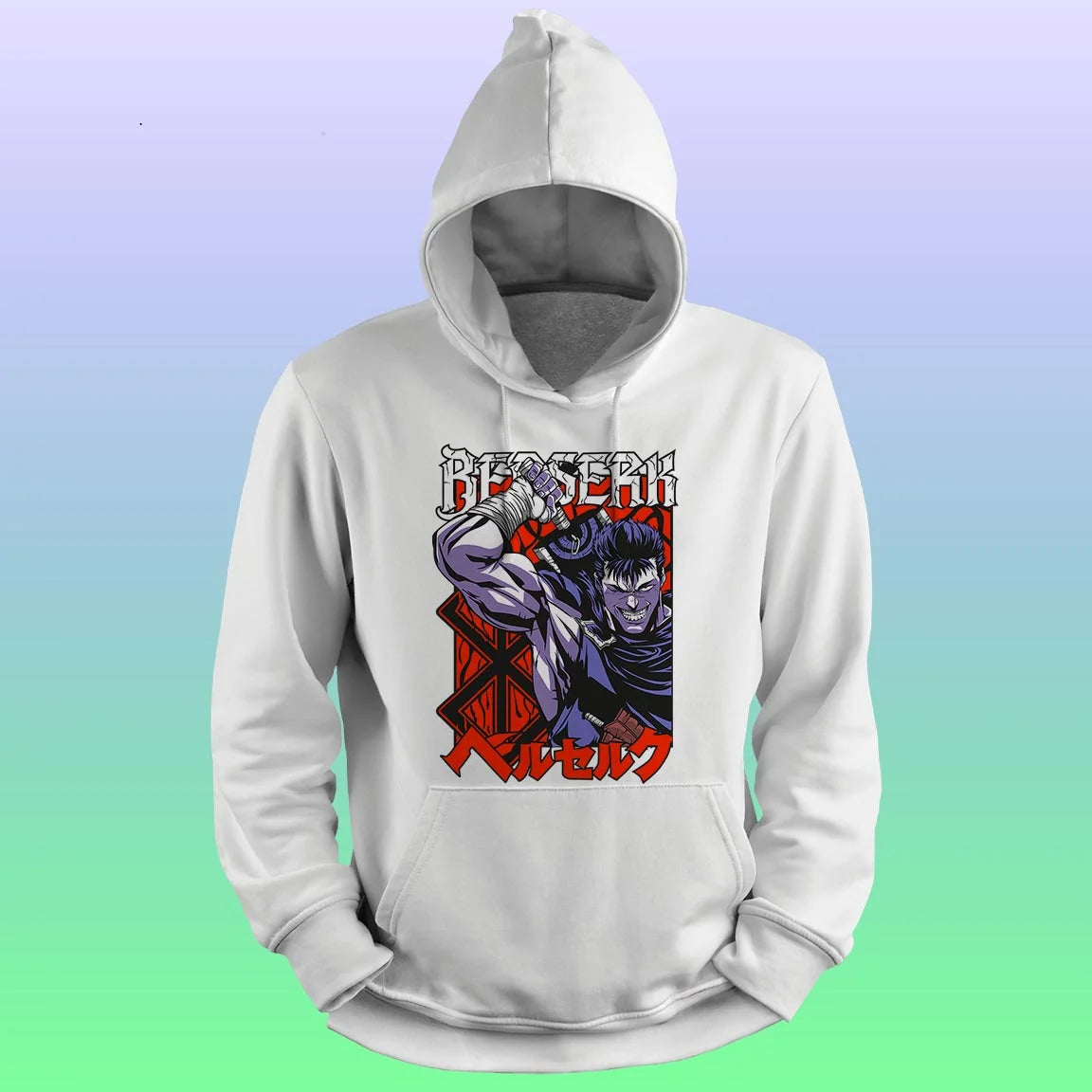 Anime Printed Hoodie – Berserk - depasro