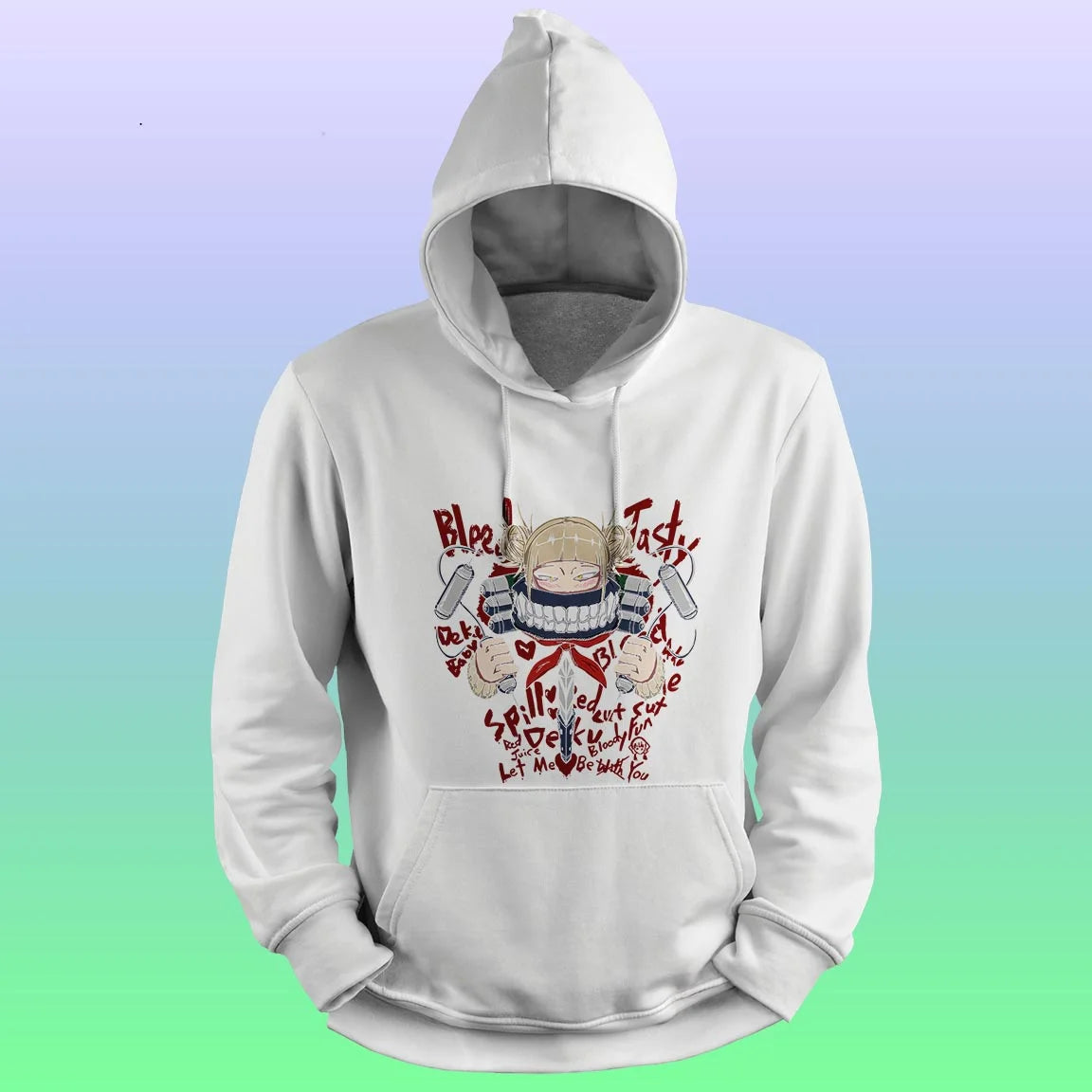 Anime Printed Hoodie – Himiko toga - depasro