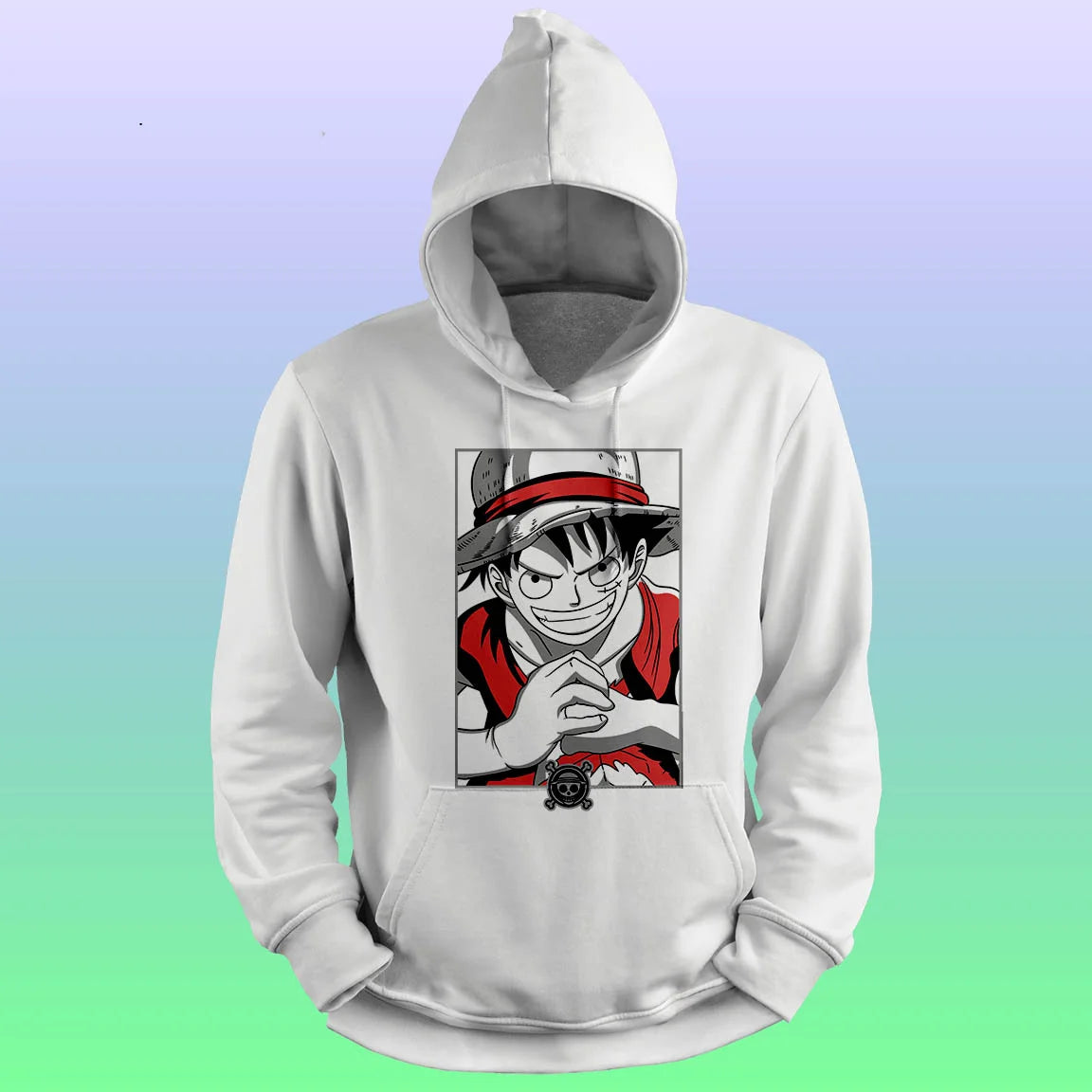 Anime Printed Hoodie – Luffy - depasro