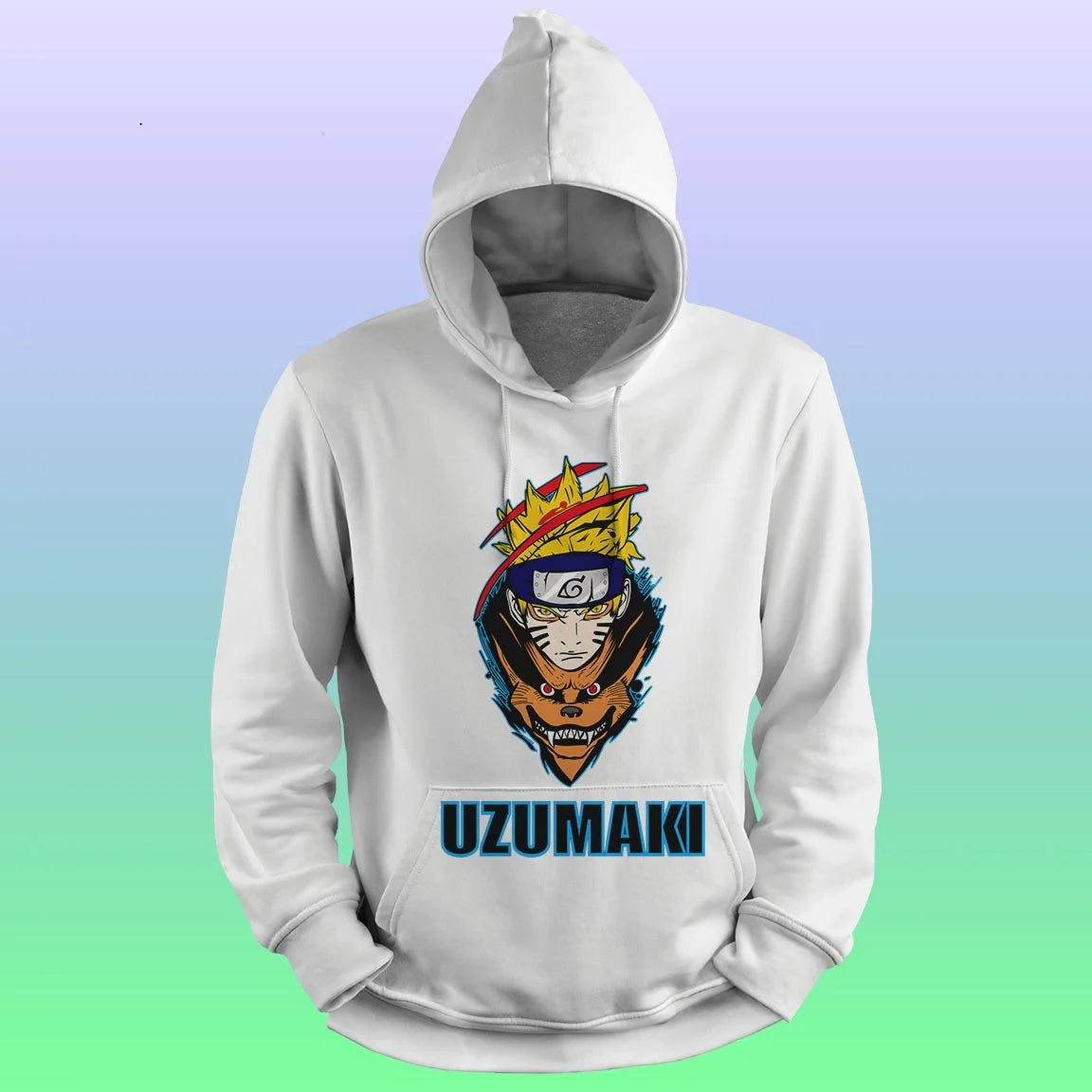 Anime Printed Hoodie – Uzumaki - depasro