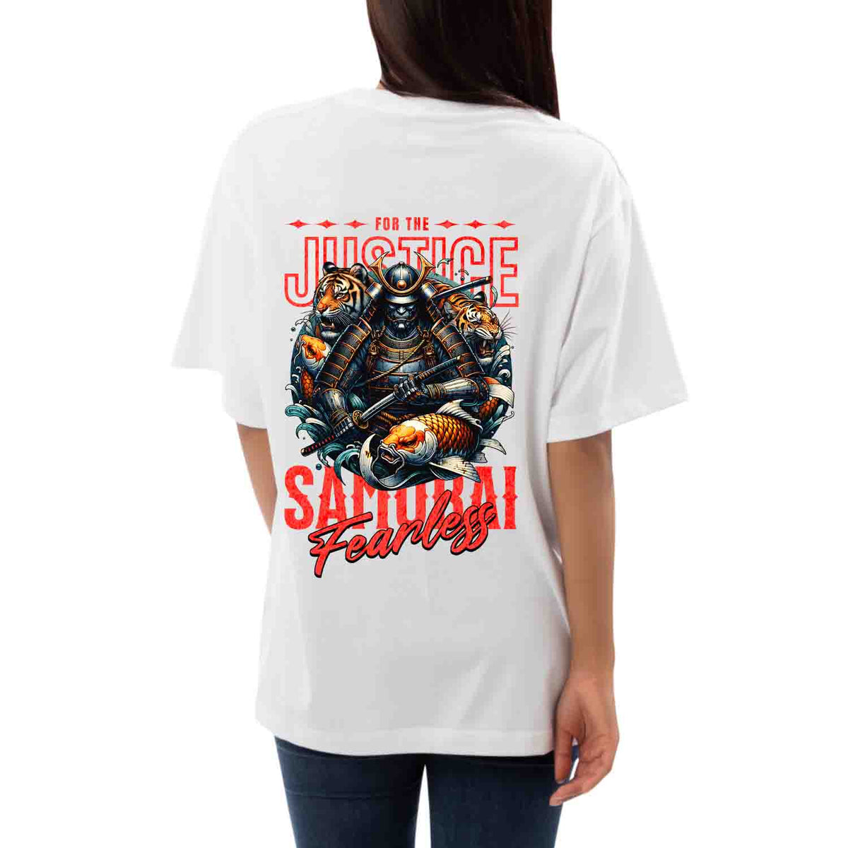 Samurai fearless Women's Oversized T-shirt