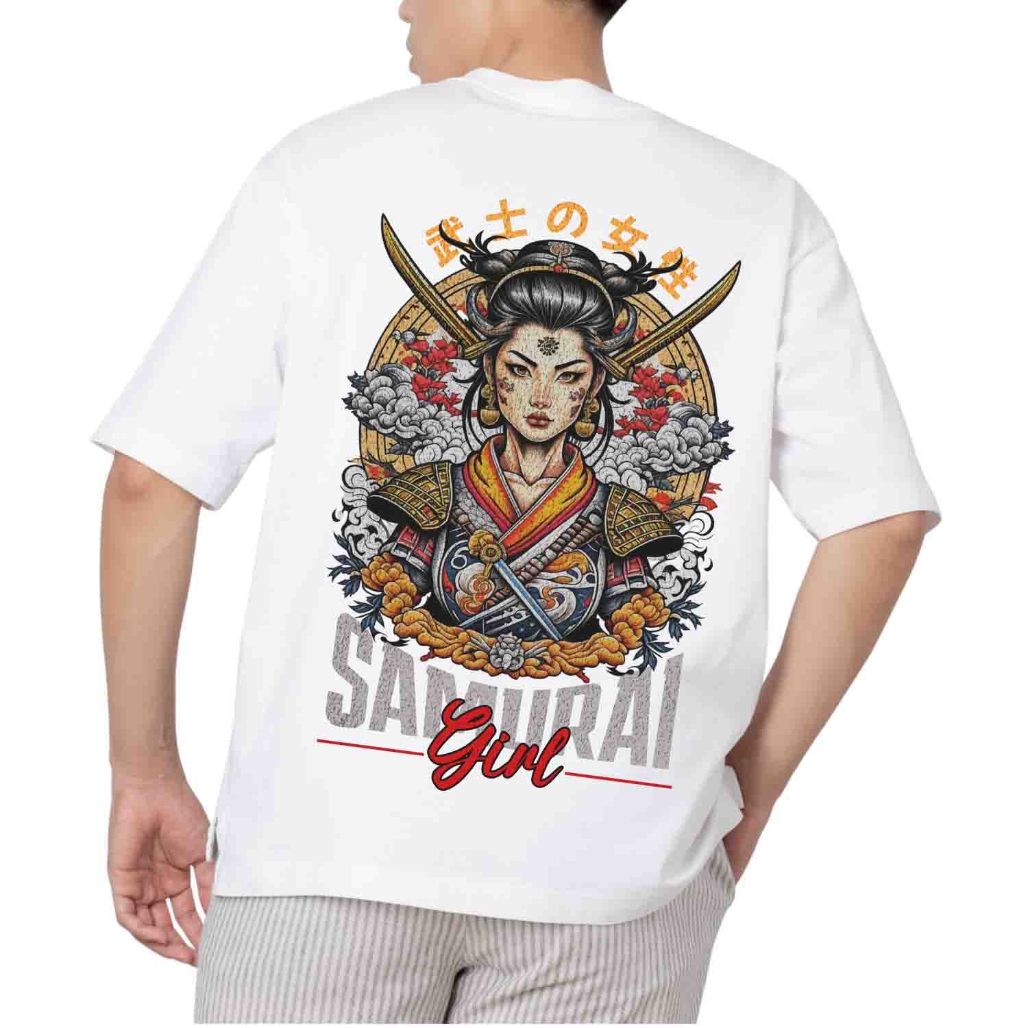 Samurai girl Oversized T-shirt