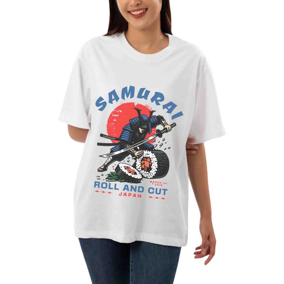 Samurai roll & cut Women's Oversized T-shirt