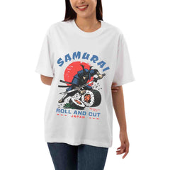 Samurai roll & cut Women's Oversized T-shirt