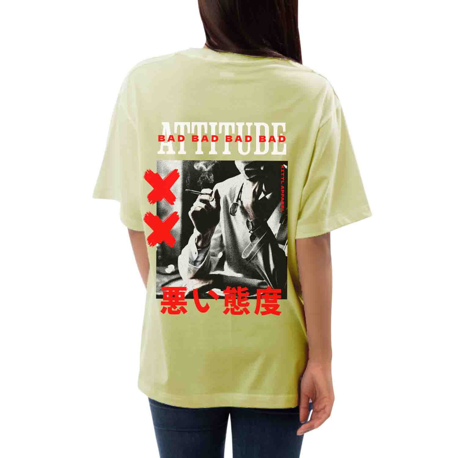 Bad attitude Womens Oversized T-shirt