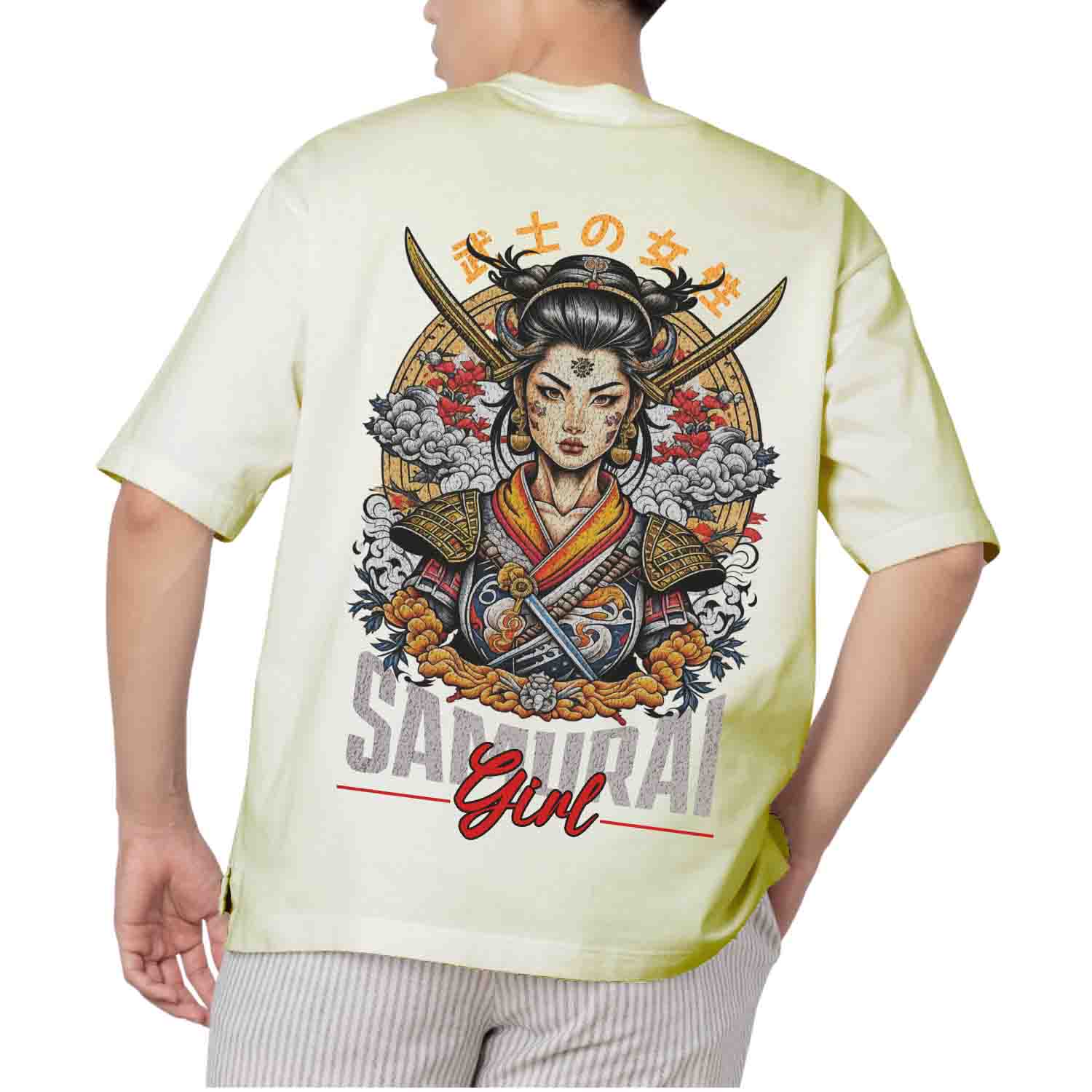 Samurai girl Oversized T-shirt